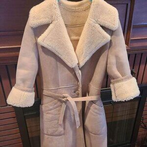 Womens vintage sherpa